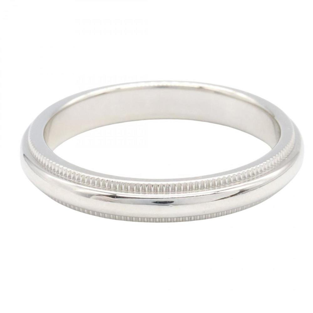 Tiffany & Co. Milgrain Ring, Pt950 Platinum, Men's and Women's, Silver - Picture 2 of 7
